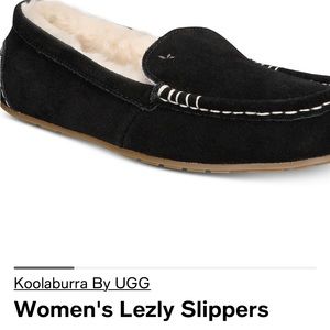 Koolaburra Black and Tan Women's Slippers
